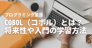COBOL（コボル）とは？将来性や入門の学習方法などを解説